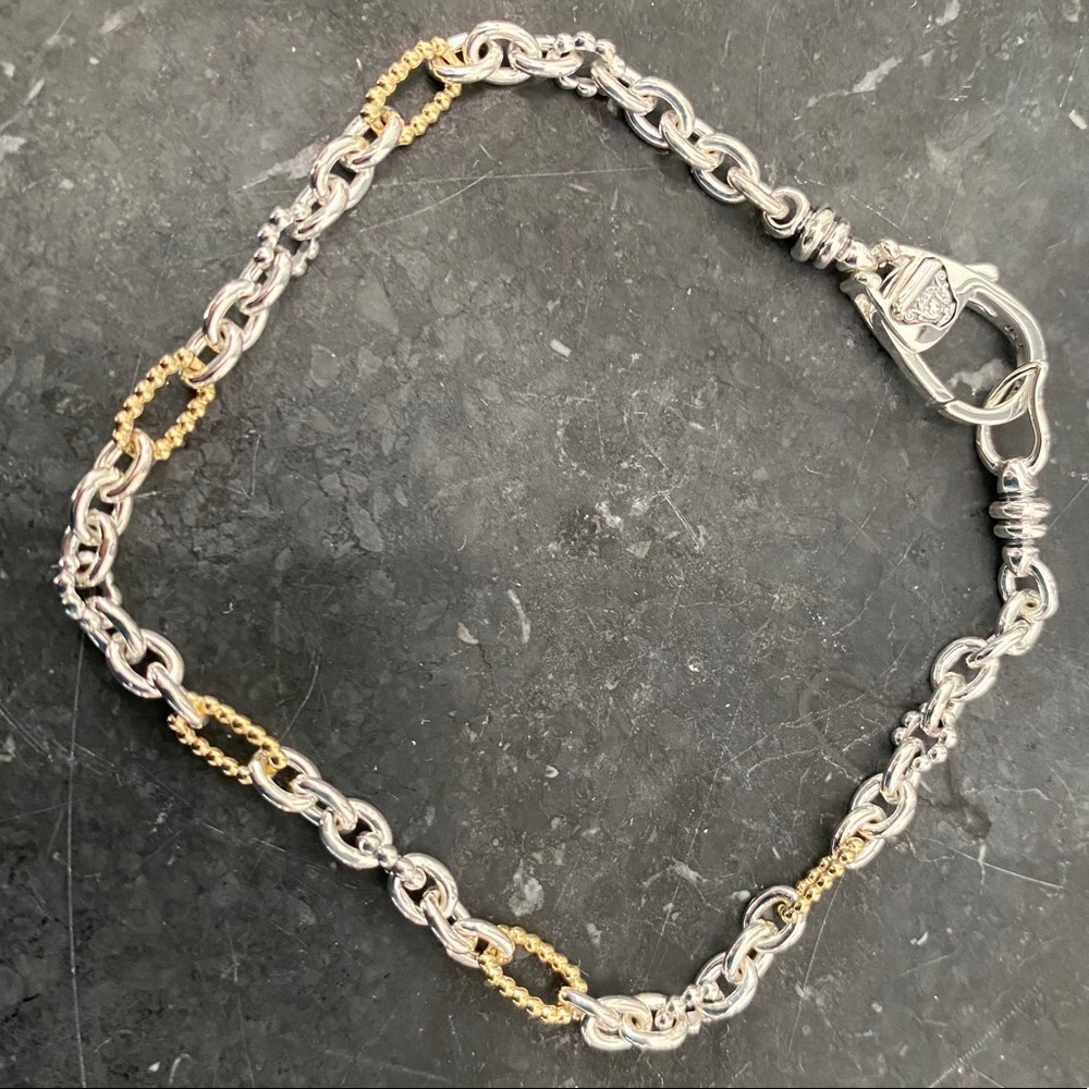 S/S 18K Thin link bracelet